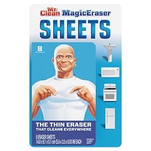 SURFACE WIPES MR. CLEAN MAGIC ERASER SHEETS Procter & GambleCrest